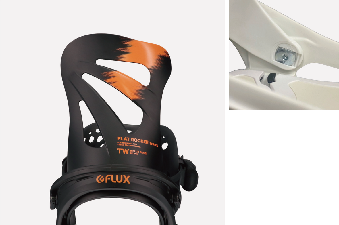 FLUX FLAT ROCKER SERIES TW M ブラック 22-23 【公式通販】 FLUX FLAT ROCKER SERIES TW M ブラック 22-23 【公式通販】
