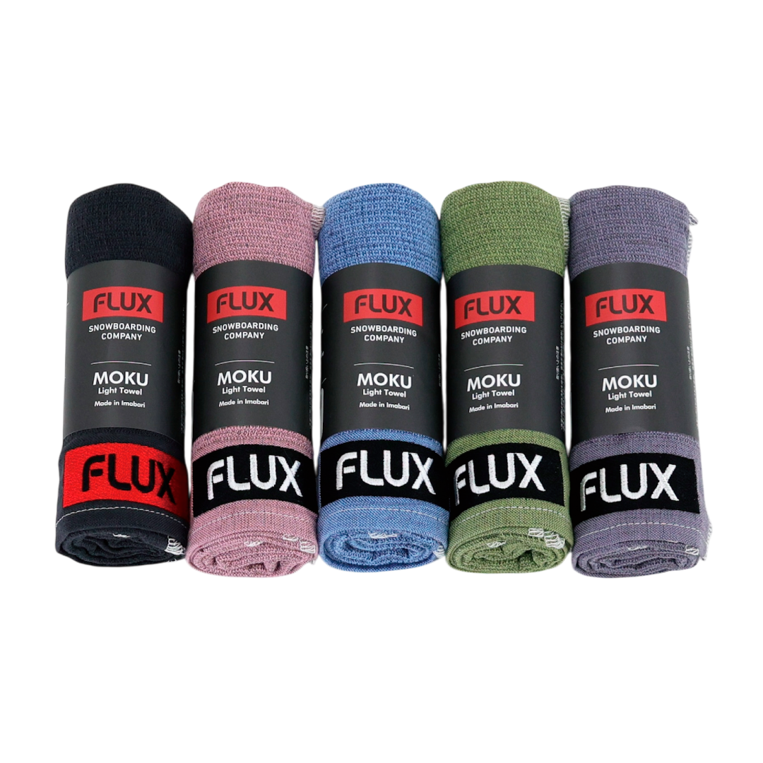 【数量限定5色セット】 FLUXオリジナル MOKU Light Towel 5色セット カラー